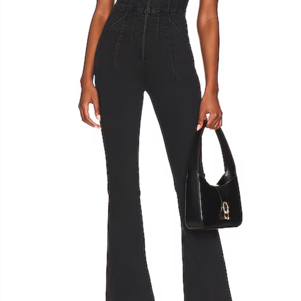 Free people Jayde Short Sleeve flare Jumpsuit. - Picture 2 of 8